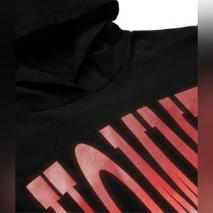 HOMME+FEMME | Shirts | Nwt Hommefemme Twilight Hoodie Black And Red In Xl |  Poshmark